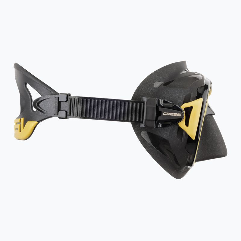 Nardymo kaukė Cressi Zeus black/gold 3