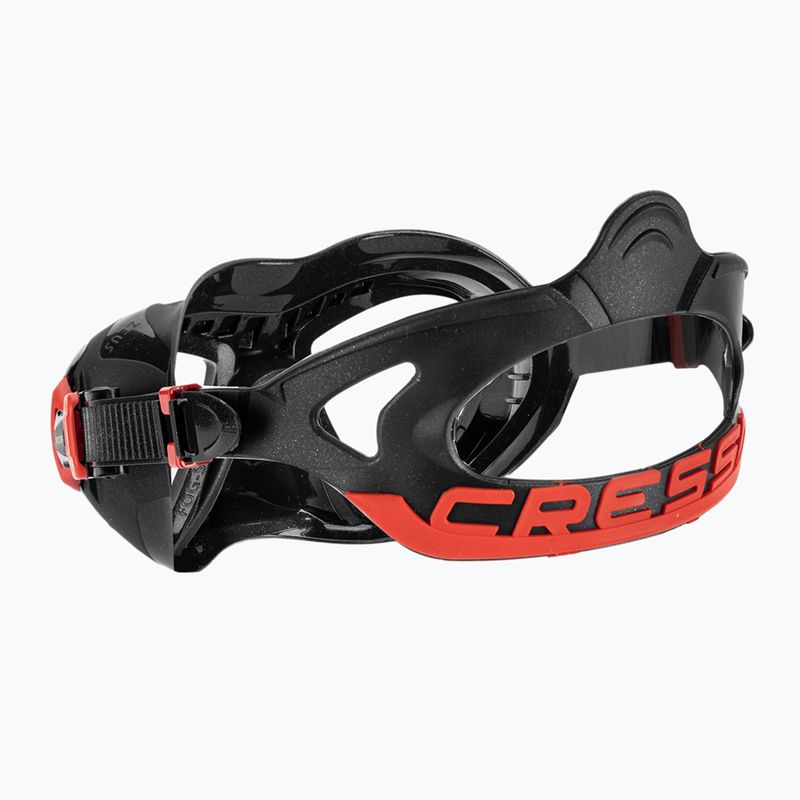 Nardymo kaukė Cressi Zeus black/red 4