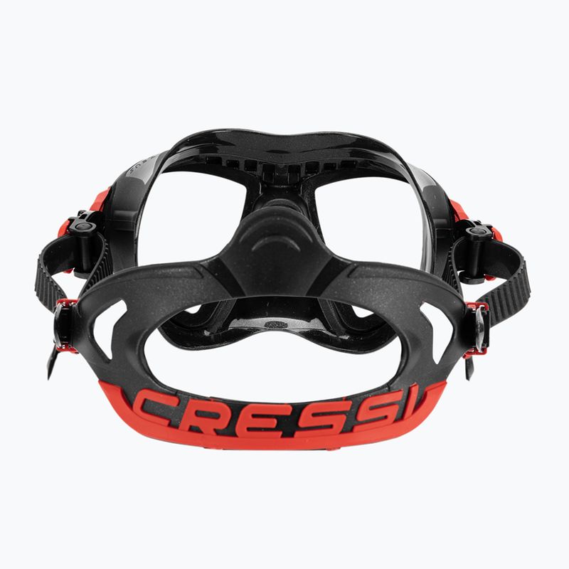 Nardymo kaukė Cressi Zeus black/red 5