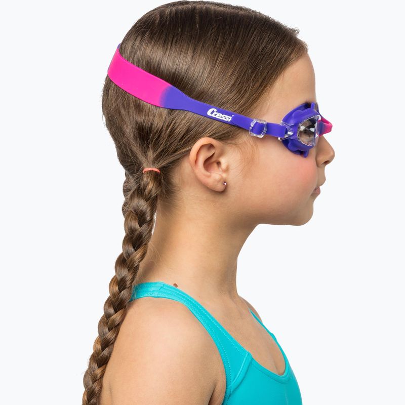 Vaikiški plaukimo akiniai Cressi Seahorse purple/pink 5