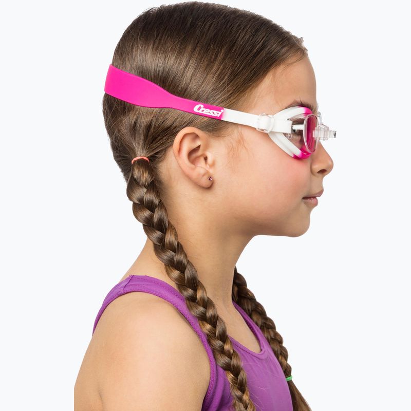 Vaikiški plaukimo akiniai Cressi Starfish white/pink 5