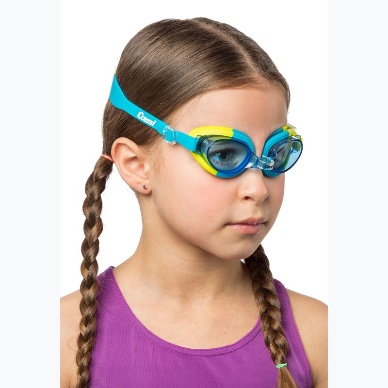 Vaikiški plaukimo akiniai Cressi Starfish green/azure 4