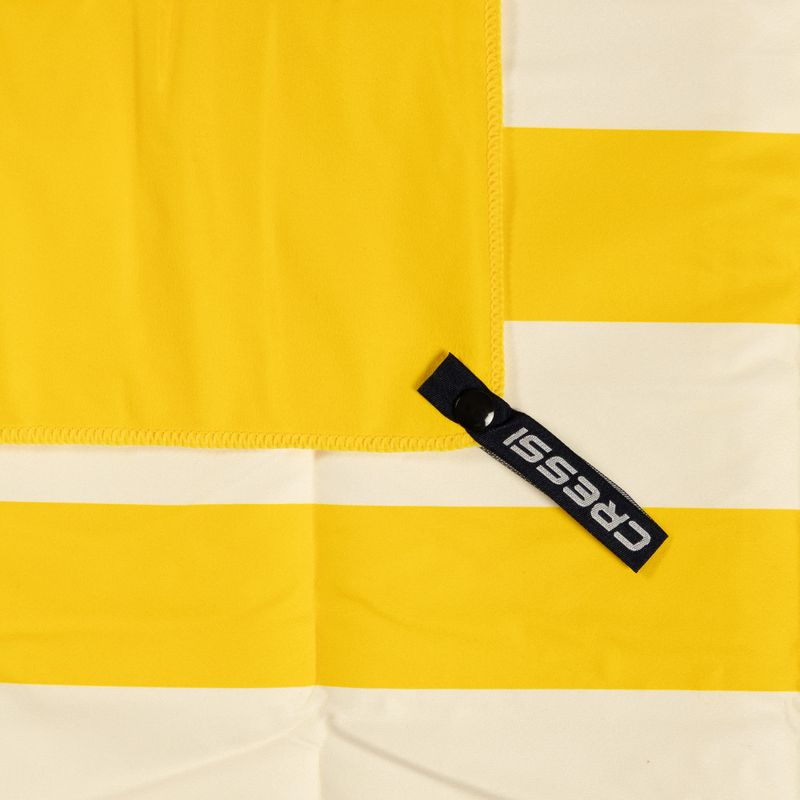Cressi Stripe geltonas paplūdimio greitai džiūstantis rankšluostis XVA871 4