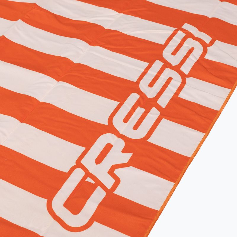 Cressi Microfiber Stripe greitai džiūstantis rankšluostis oranžinis XVA871180 3