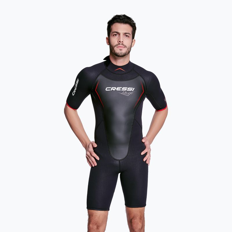 Vyriškas nardymo kostiumas Cressi Altum Wetsuit Shorty 3mm black XLV436022