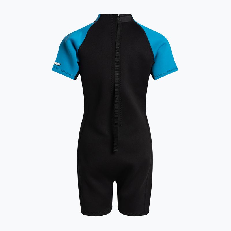 Cressi Smoby Shorty 2 mm vaikiškos plaukimo putos juoda-mėlyna XDG008001 2