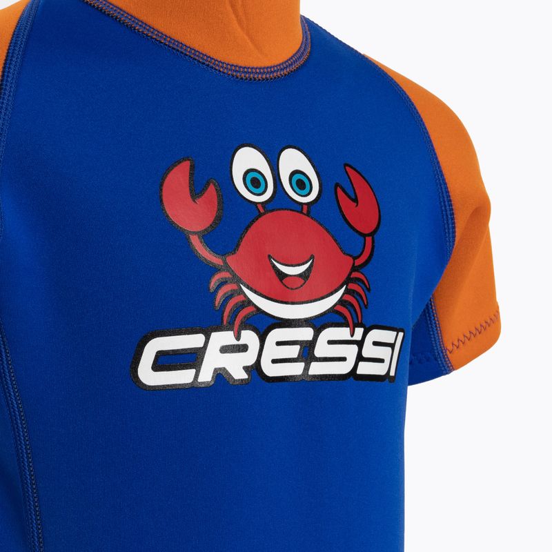 Cressi Smoby Shorty 2 mm mėlynos vaikiškos plaukimo putos XDG008501 3