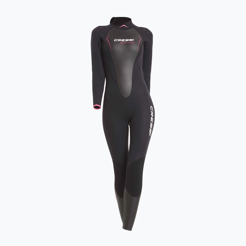 Moteriškas plaukimo kostiumas Cressi Altum Monopiece 3 mm black/pink 5
