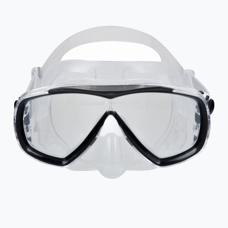 Cressi Estrella nardymo kaukė juoda/skaidri DN340050