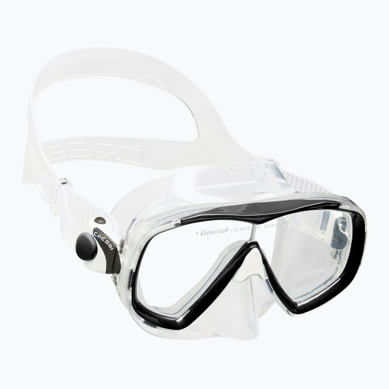 Cressi Estrella nardymo kaukė juoda/skaidri DN340050 6