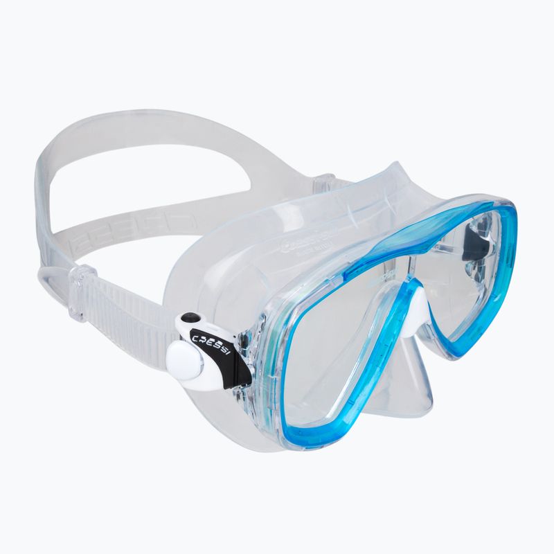 Cressi Estrella mėlyna/skaidri nardymo kaukė DN340063