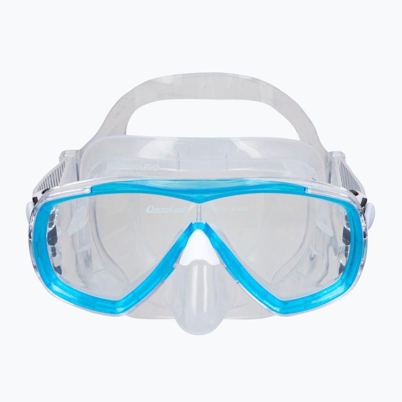 Cressi Estrella mėlyna/skaidri nardymo kaukė DN340063 2