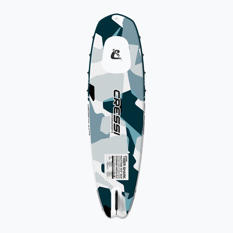 SUP lenta Cressi Tiger Shark Multitask iSUP 10'2" pilka NA041025 3