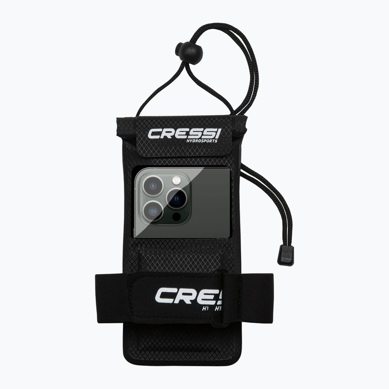 "Cressi Float Case" sausas vandeniui atsparus telefono dėklas, juodas 3