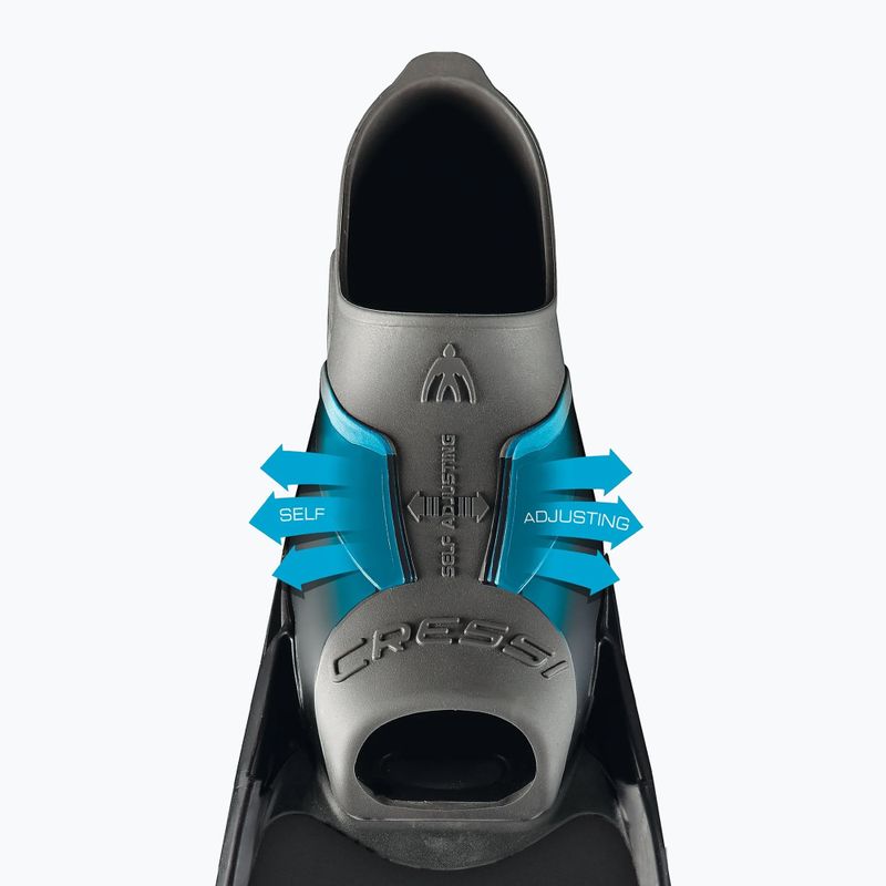 Cressi Gara Modular Sprint nardymo pelekai juodi 5