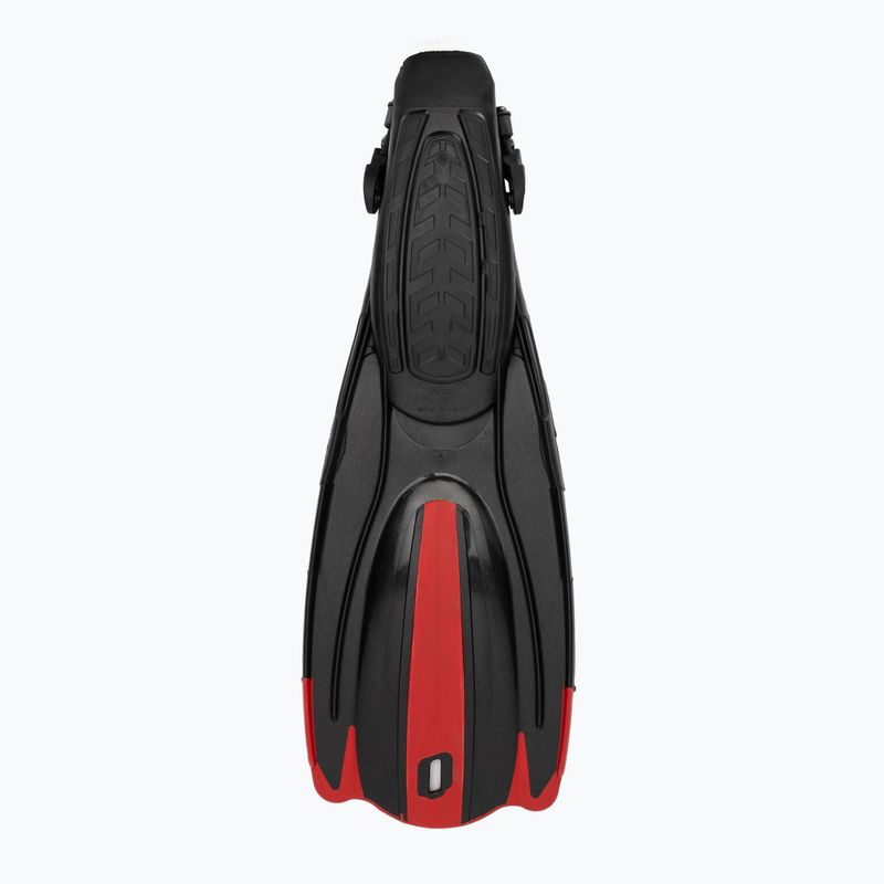 Paviršinio nardymo pelekai Cressi Maui Fins black/red 2