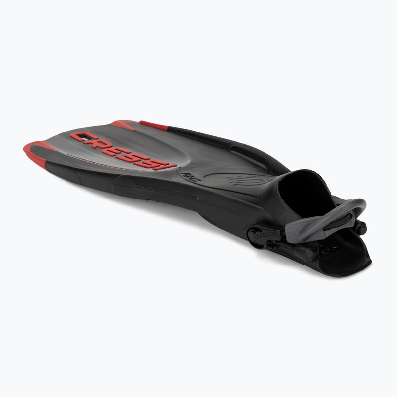 Paviršinio nardymo pelekai Cressi Maui Fins black/red 4