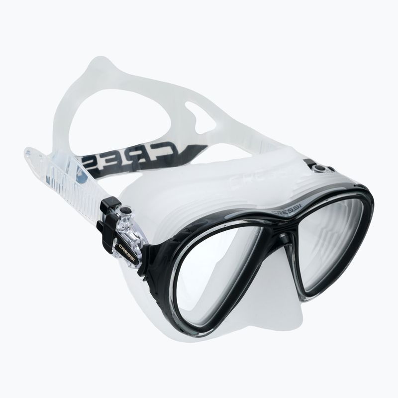 Cressi Quantum nardymo kaukė juoda/skaidri DS510050