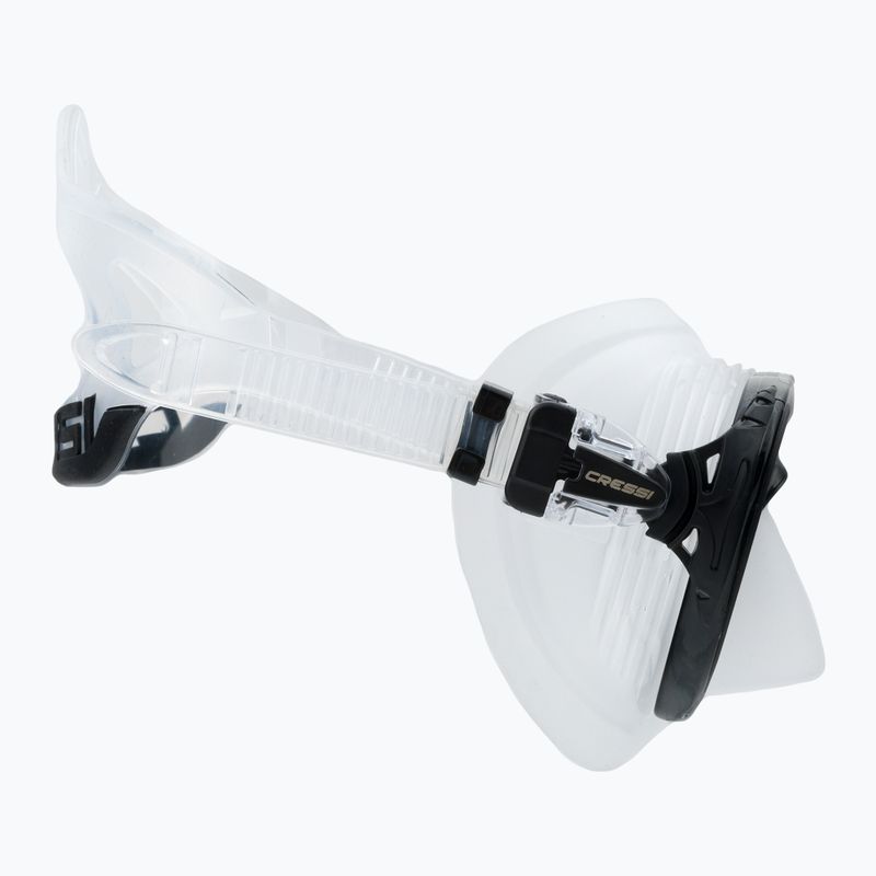 Cressi Quantum nardymo kaukė juoda/skaidri DS510050 3