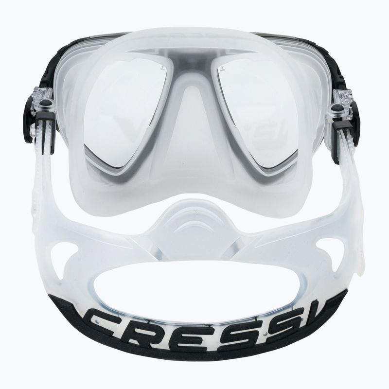 Cressi Quantum nardymo kaukė juoda/skaidri DS510050 5