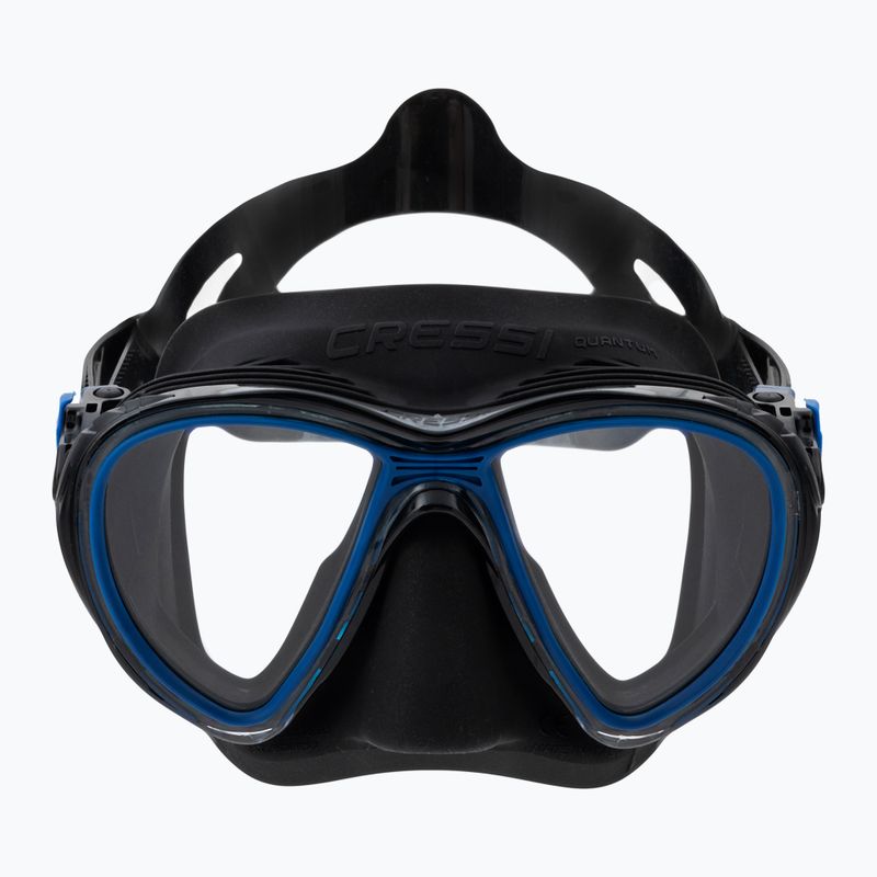Cressi Quantum nardymo kaukė juodai mėlyna DS515020 2