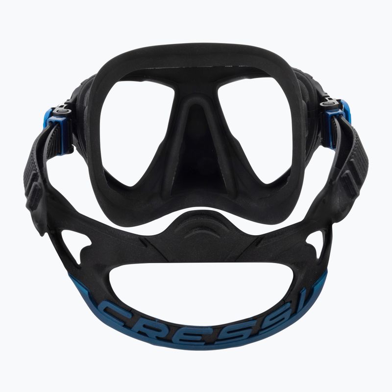 Cressi Quantum nardymo kaukė juodai mėlyna DS515020 5
