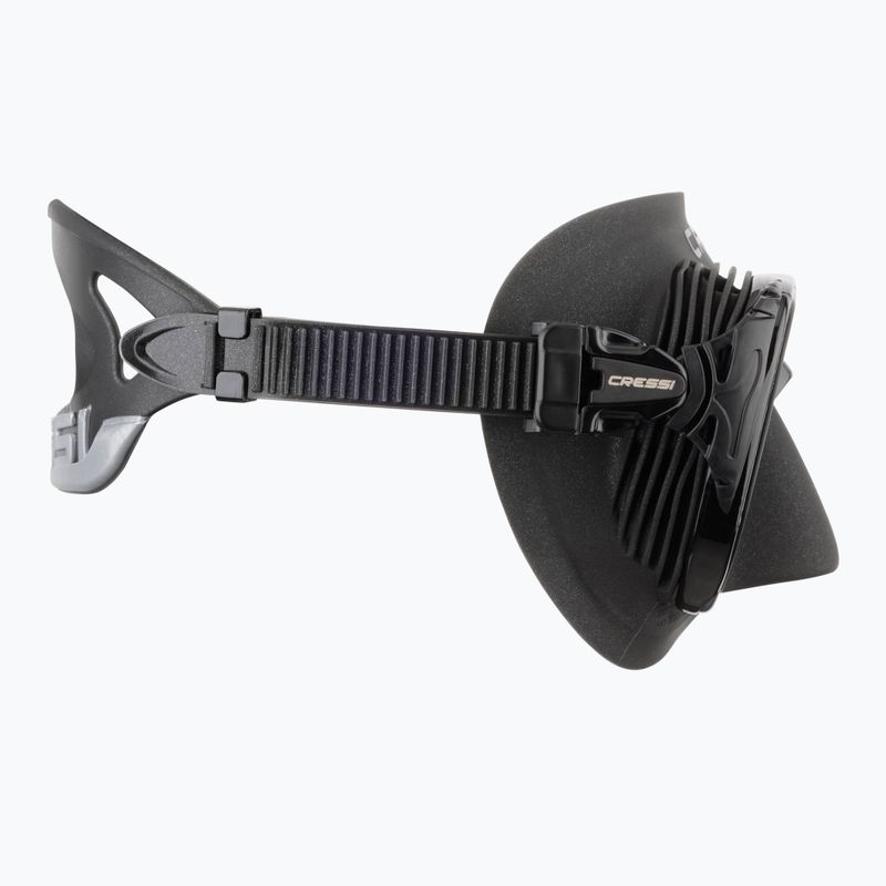 Nardymo kaukė Cressi Quantum Ultravision black/silver 3