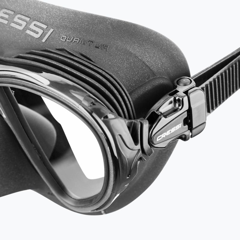 Nardymo kaukė Cressi Quantum Ultravision black/silver 4
