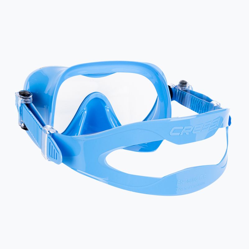 Nardymo rinkinys Cressi F1 + Supernova Dry blue metal 4