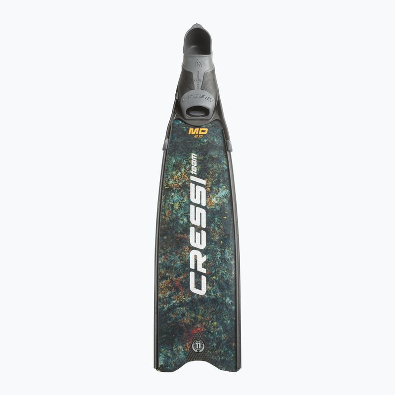 Nardymo pelekai Cressi Gara Turbo Carbon green camo 3