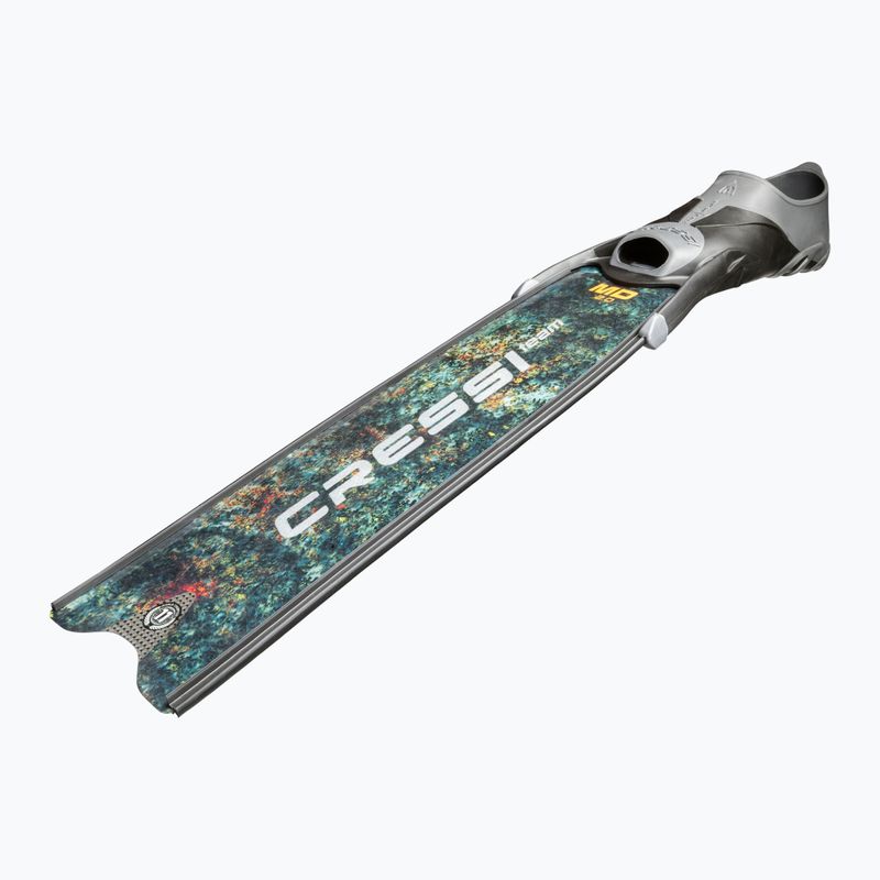 Nardymo pelekai Cressi Gara Turbo Carbon green camo 5