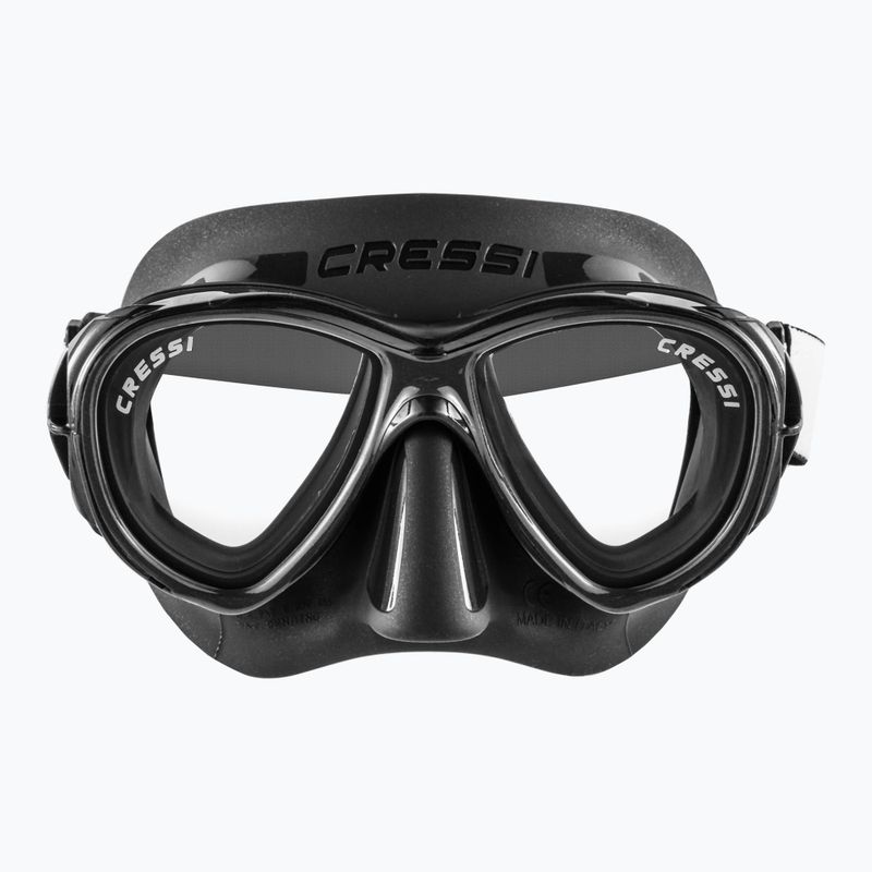 Nardymo kaukė Cressi Samoa black/black 2