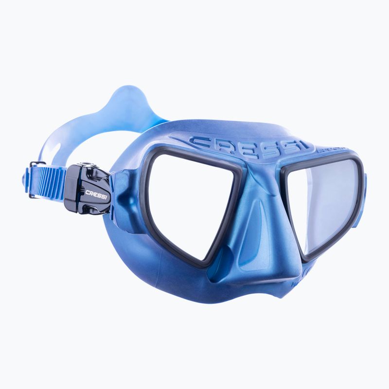 Nardymo kaukė Cressi Atom blue metal/black