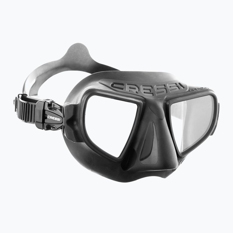 Nardymo kaukė Cressi Atom black/black
