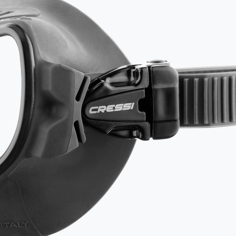 Nardymo kaukė Cressi Atom black/black 4