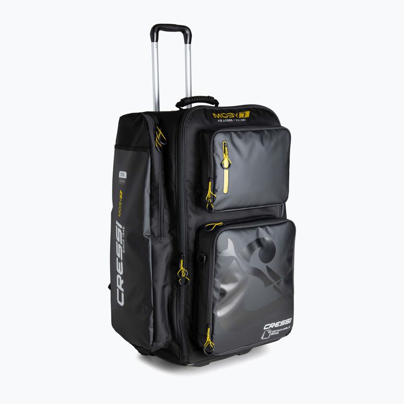 Kelioninis krepšys Cressi Moby 7 115 l black/yellow