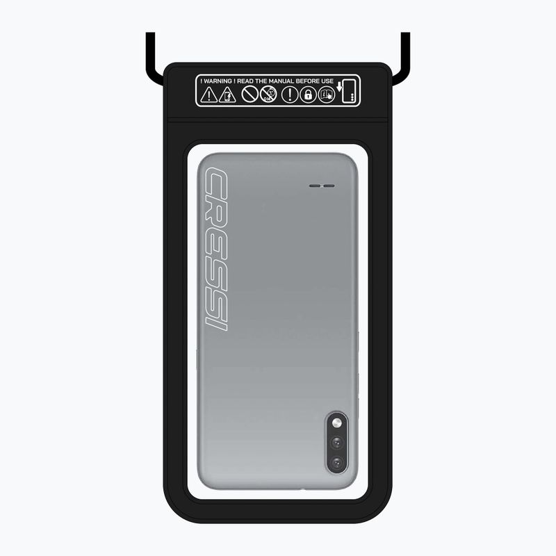 Vandeniui atsparus telefono dėklas Cressi Jimmy Phone black 2