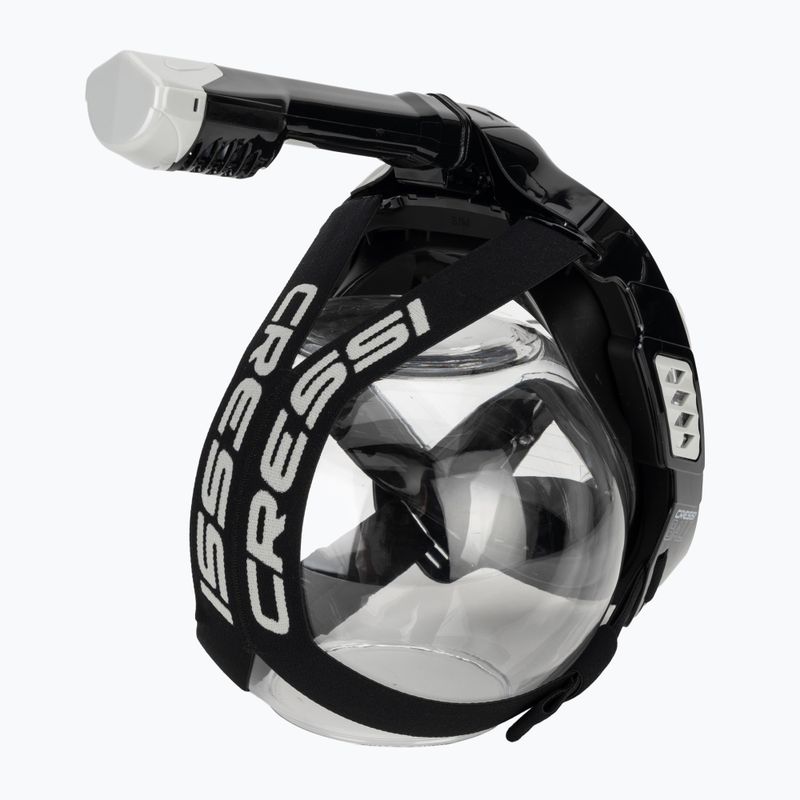 Cressi Bali viso veido nardymo kaukė juoda/pilka 4