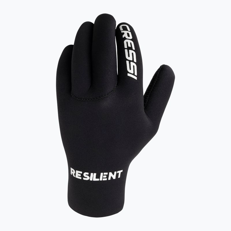 "Cressi Resilient" 2 mm neopreno pirštinės juodos spalvos 3