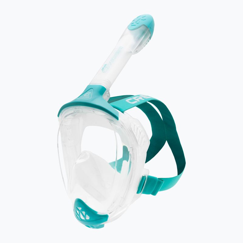 Viso veido nardymo kaukė Cressi Java Full Face clear/aquamarine 2