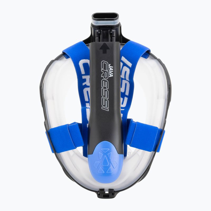 Viso veido nardymo kaukė Cressi Java Full Face black/blue 5