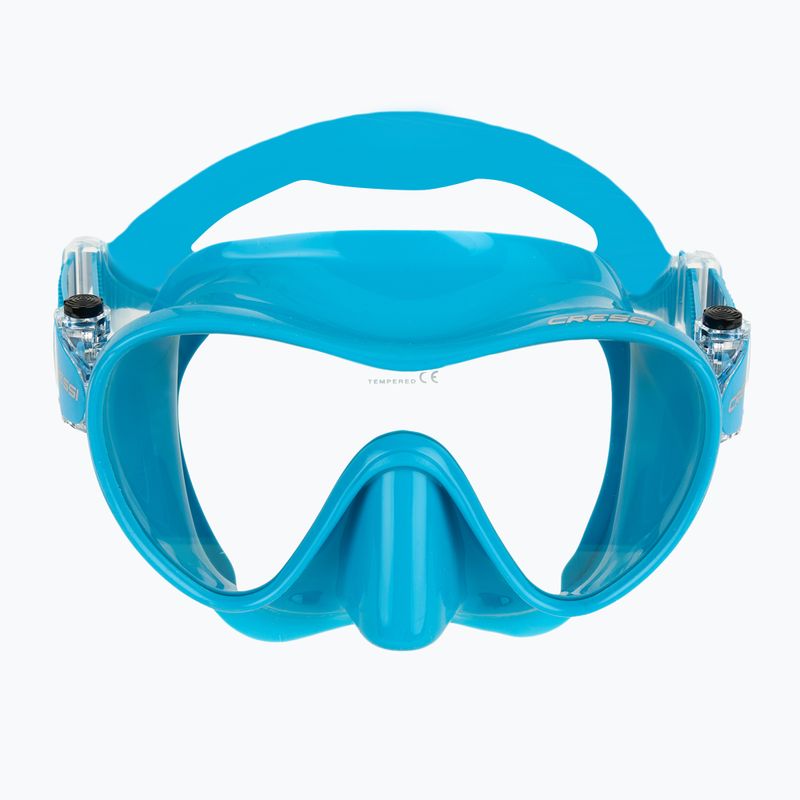 Nardymo kaukė Cressi F1 Small turquoise 2