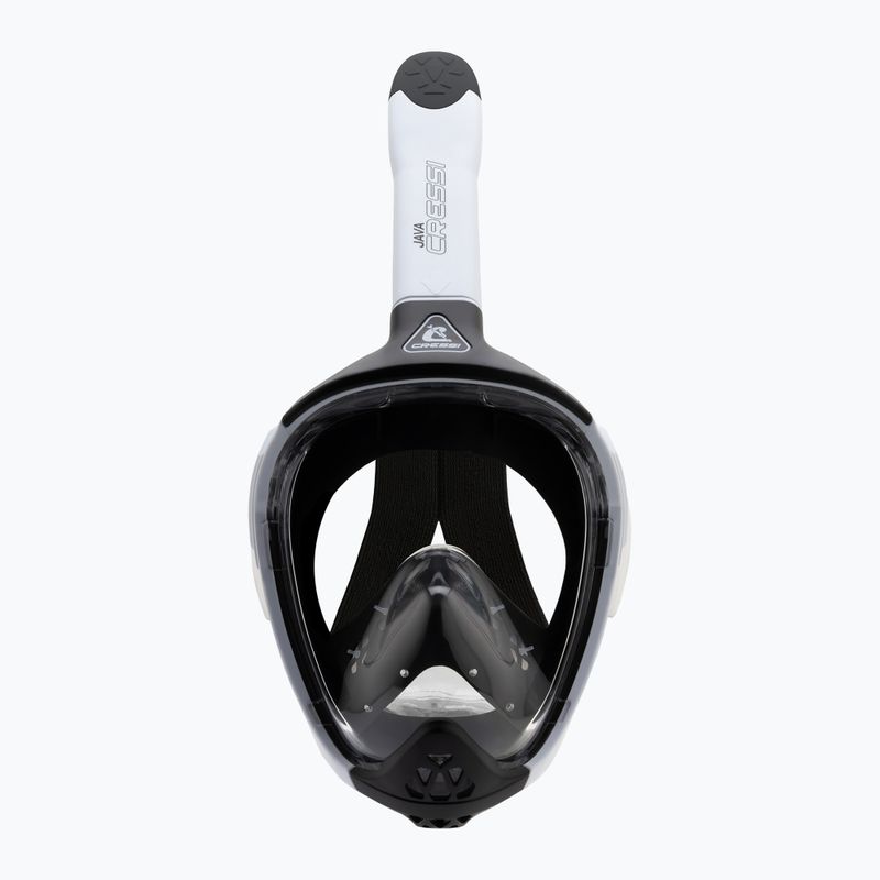 Viso veido nardymo kaukė Cressi Java Full Face white/black 4