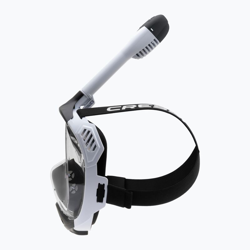 Viso veido nardymo kaukė Cressi Java Full Face white/black 5