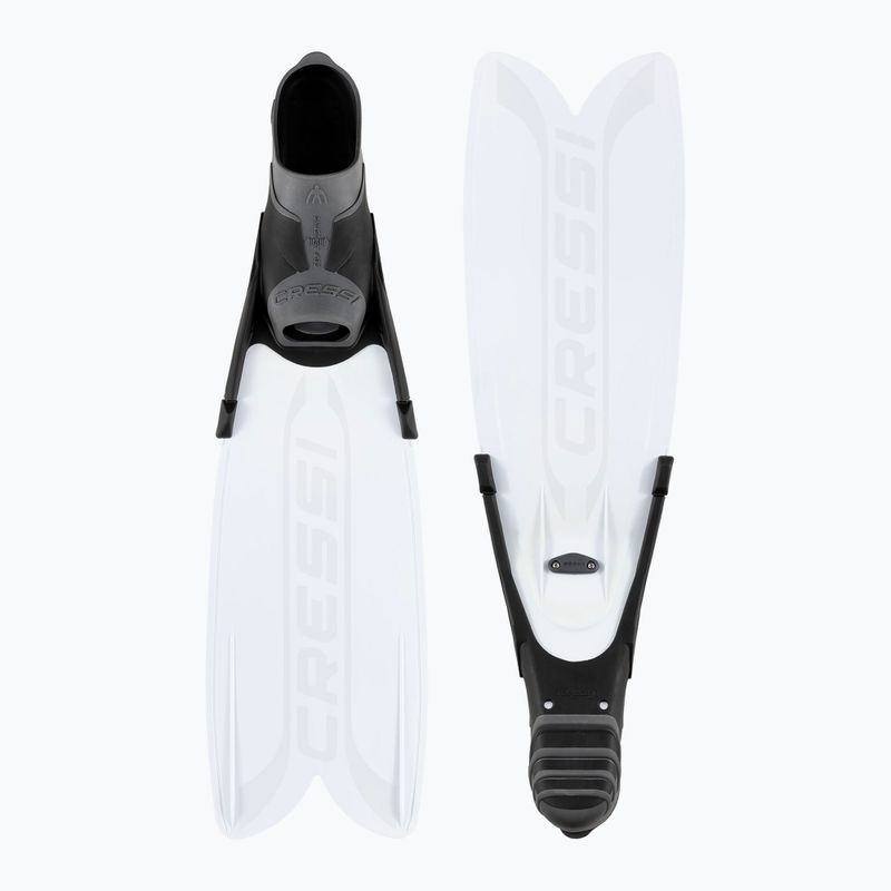 Cressi Gara Turbo Flex nardymo pelekai balti