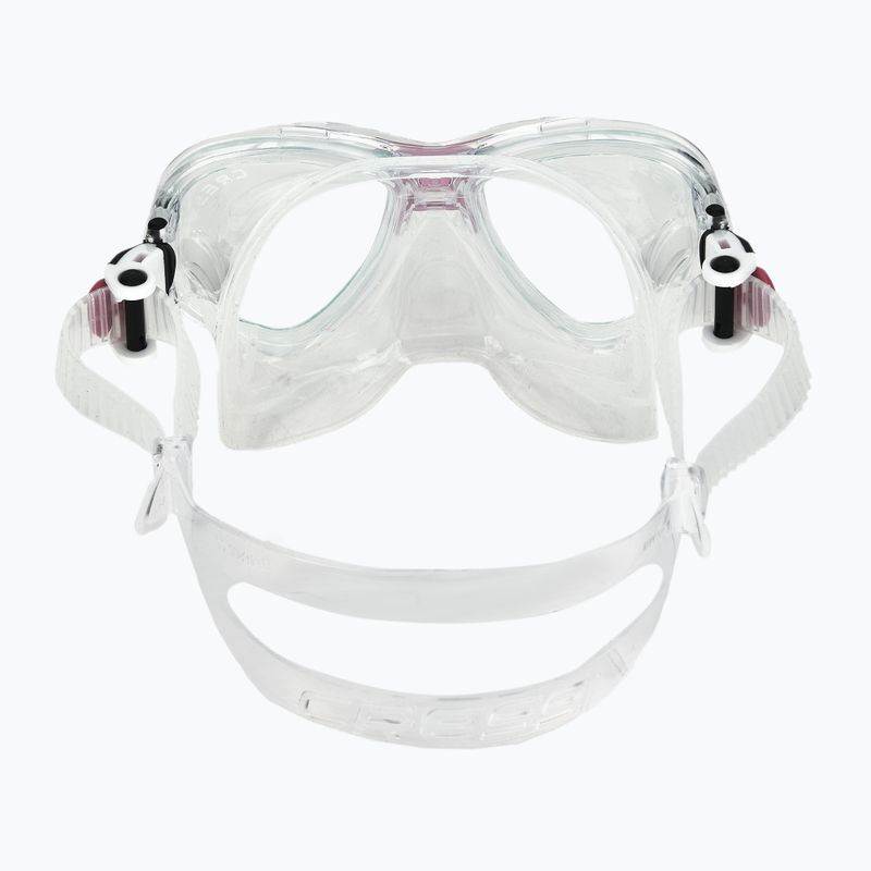 Nardymo rinkinys Cressi Marea + Seal Dry Jr clear/pink 6