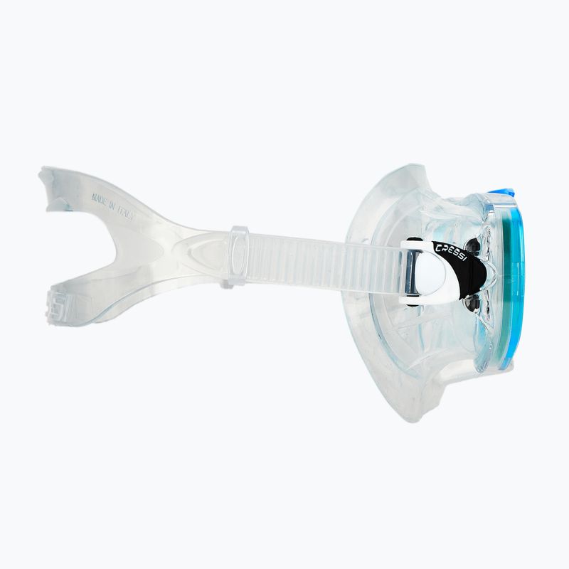 Nardymo rinkinys Cressi Estrella + Seal Dry clear/aquamarine 5