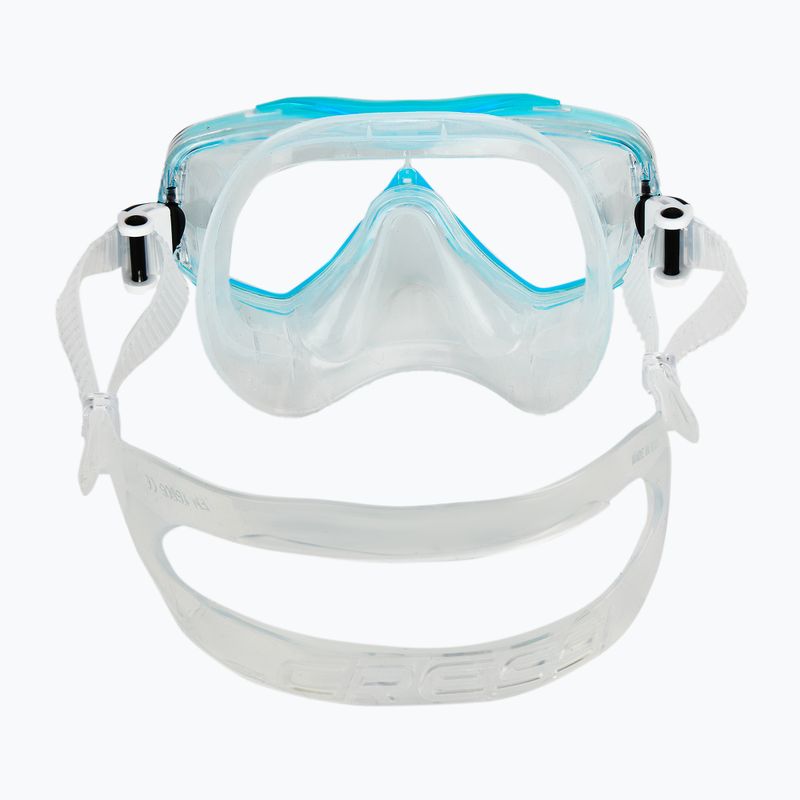 Nardymo rinkinys Cressi Estrella + Seal Dry clear/aquamarine 6