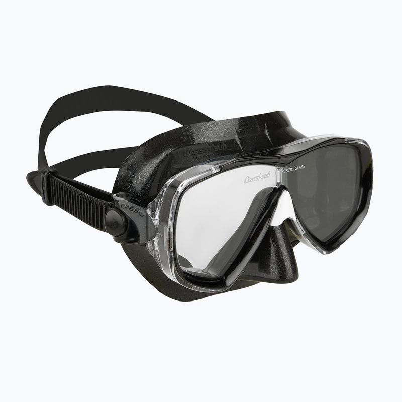 Nardymo rinkinys Cressi Estrella + Seal Dry black/black 2