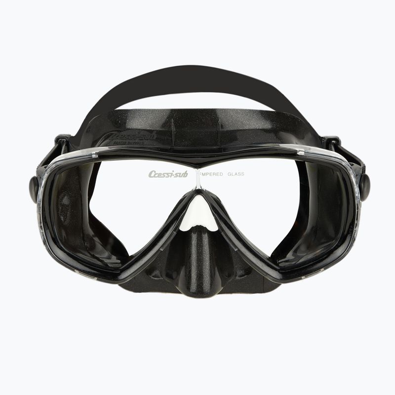 Nardymo rinkinys Cressi Estrella + Seal Dry black/black 4